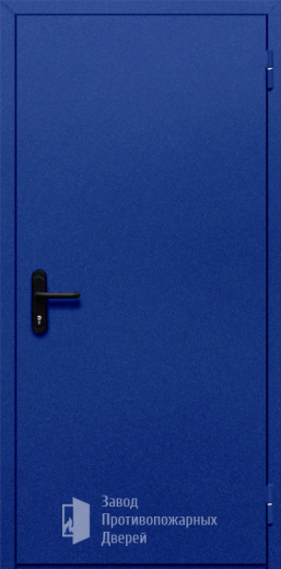 Фото двери «Однопольная глухая (синяя)» в Зарайску