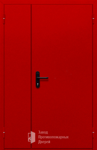 Фото двери «Полуторная глухая (красная)» в Зарайску