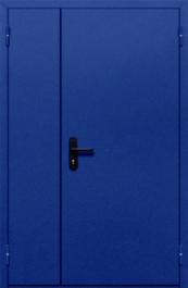 Фото двери «Полуторная глухая (синяя)» в Зарайску