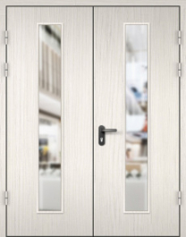 Фото двери «МДФ двупольная со стеклом №22» в Зарайску