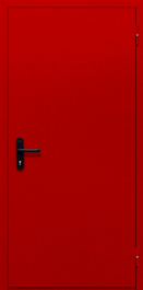 Фото двери «Однопольная глухая (красная)» в Зарайску