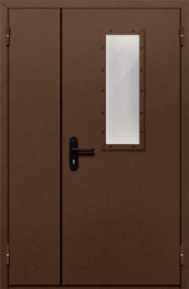 Фото двери «Полуторная со стеклом №28» в Зарайску