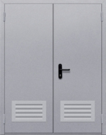 Фото двери «Двупольная с решеткой» в Зарайску
