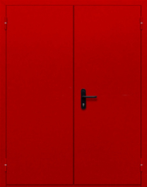 Фото двери «Двупольная глухая (красная)» в Зарайску