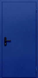 Фото двери «Однопольная глухая (синяя)» в Зарайску